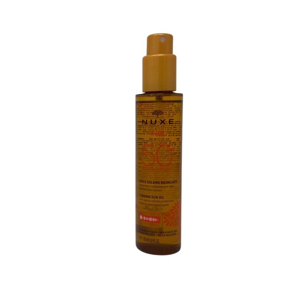 NUXE Sun Face and Body Tanning Sun Oil SPF50 5 oz